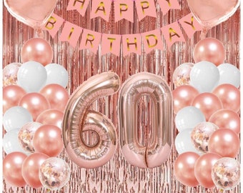 A 60th birthday is a milestone event that calls for a celebration. Surprise 60Th Birthday Party Table Decor : 60th Birthday Decor Etsy