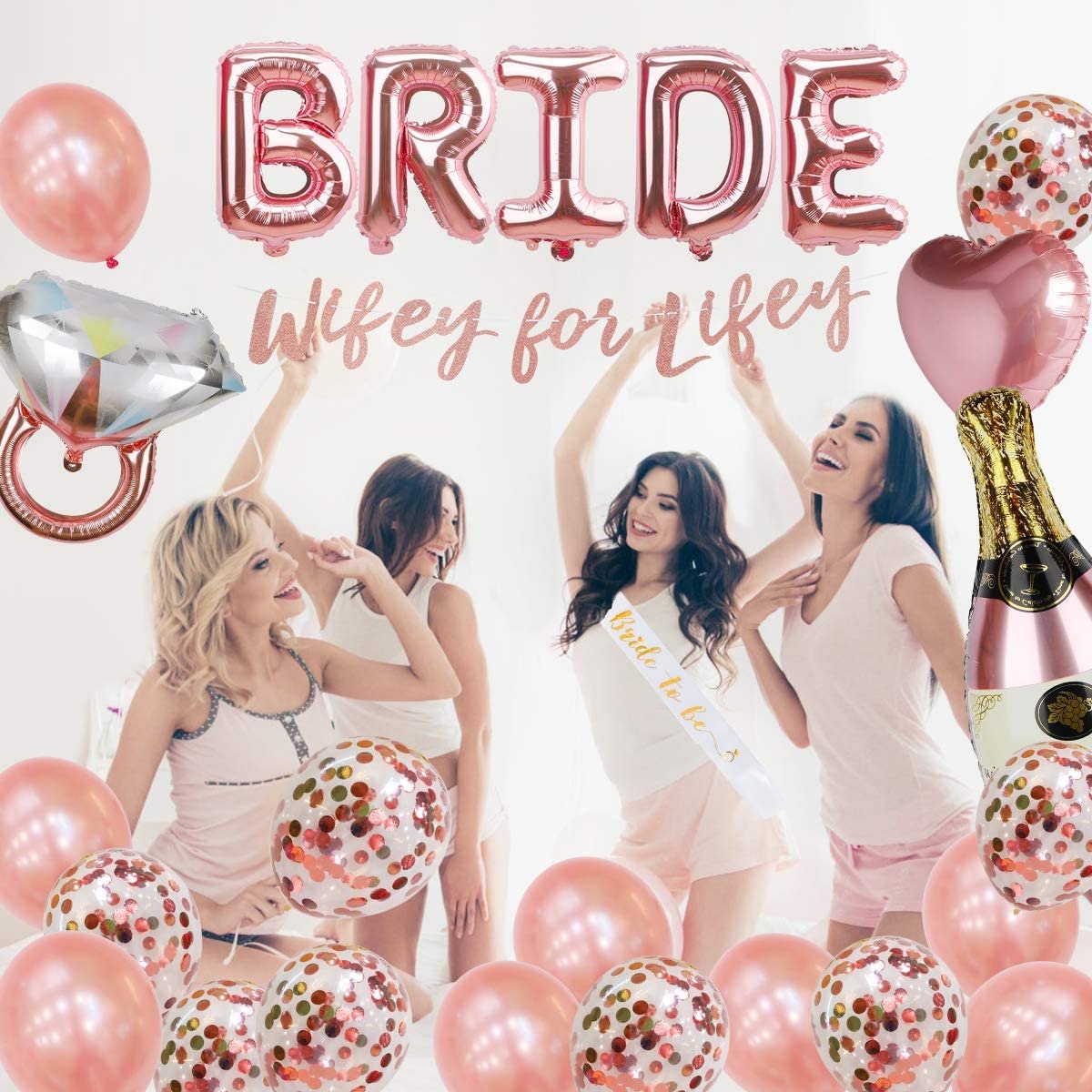 Bachelorette Party Decorations Kit Bridal Shower Supplies Etsy