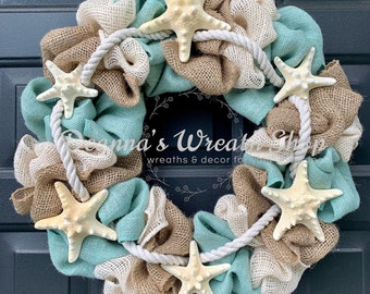 Seafoam Coastal Wreath