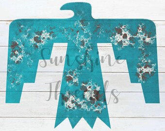 Rustic Cowhide Thunderbird PNG | Thunderbird | Sublimation | Digital Download | Sublimation Download | Digital Design