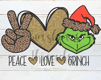 Free Free Peace Love Grinch Svg Free 669 SVG PNG EPS DXF File