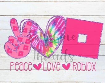 Download Peace Love Roblox Etsy