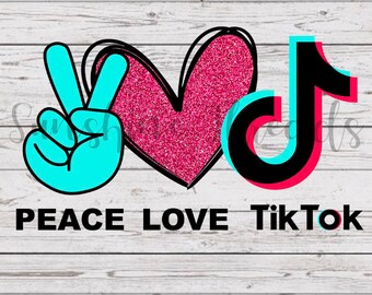 Free Free Peace Love Tiktok Svg Free 762 SVG PNG EPS DXF File