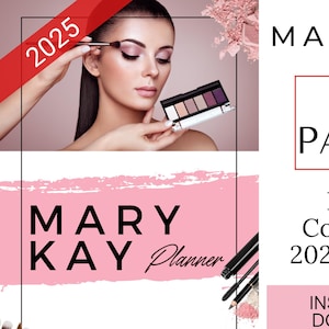 Mary Kay 2025 afdrukbare pdf, organisator businessplanner voor schoonheidsconsulente, Mary Kay Business