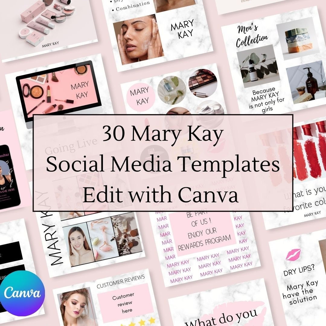 30 Mary Kay Beauty Consultant Social Media Canva Template, Editable Mockups for Instagram, Facebook, MK Digital Download - Etsy 30-mary-kay-beauty-consultant-social-media-canva-template-editable-mockups-for-instagram-facebook-mk-digital-download-etsy