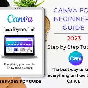 Canva Guide, Step-by-Step Guide for Beginners, Instant Download Tutorial, Free Canva Version, Desing Guide, Canva Tools, Easy to Use