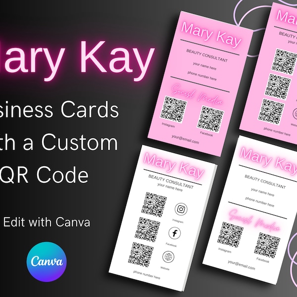 Mary Kay Canva Templates Etsy