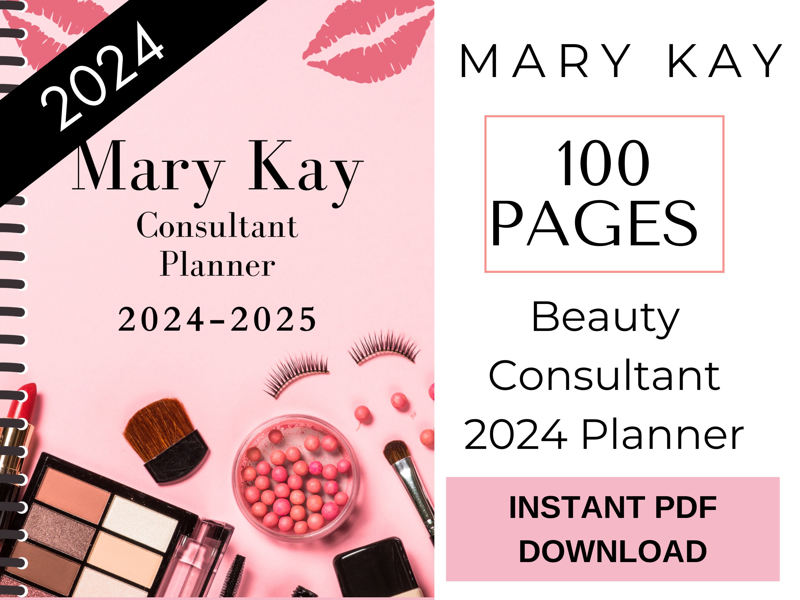 Mary Kay 2024 PDF Printable, Business Planner Organizer for Beauty ...