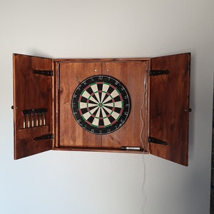 Diy Dartboard Cabinet Plans Etsy