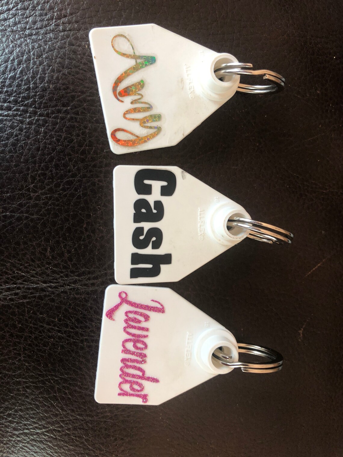 Personalized Ear Tag Ear Tag Key Chain Ear Tag Ear Tag Etsy Canada