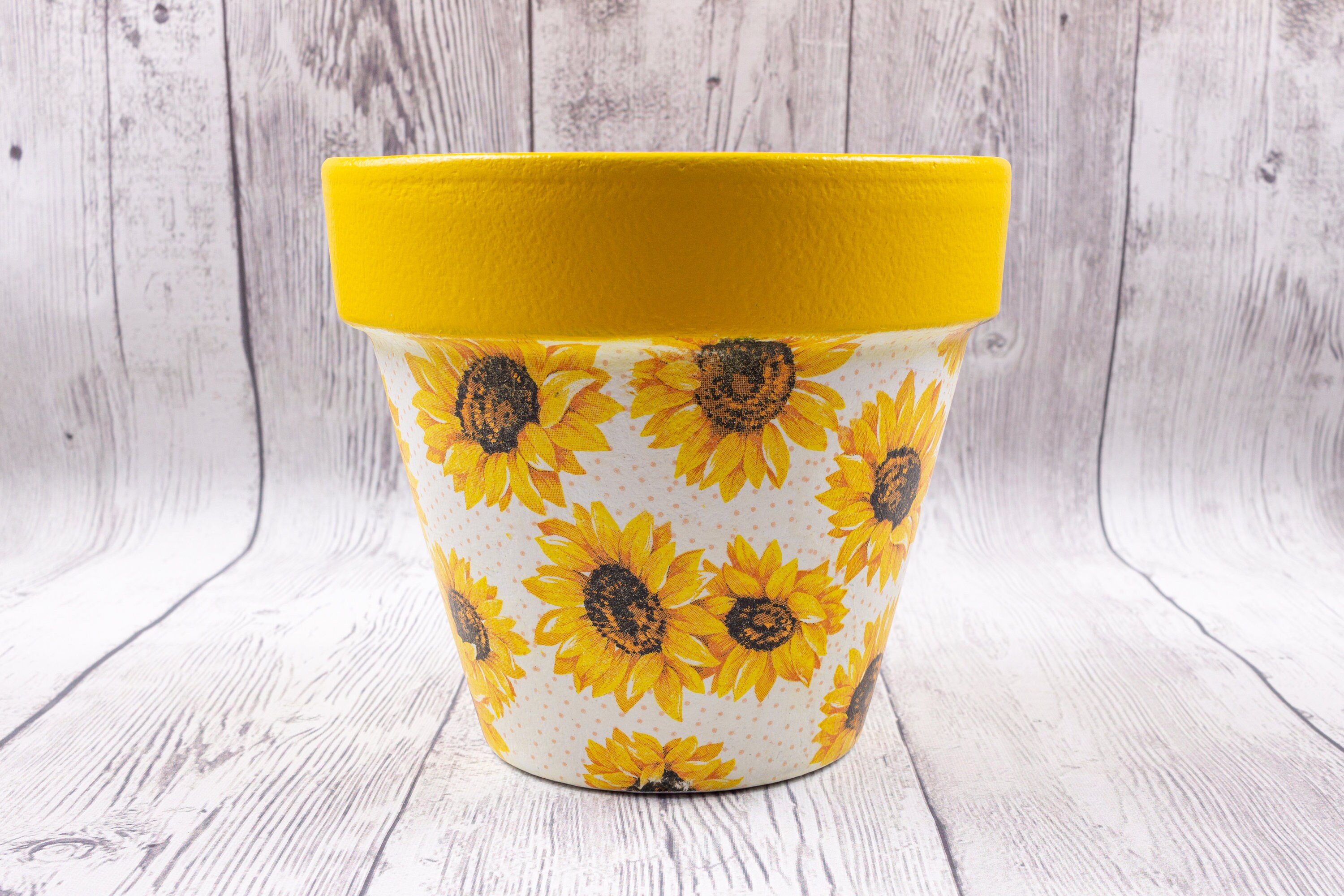 Sunflower Plant Pot Handmade Sunflower Pot Terracotta - Etsy