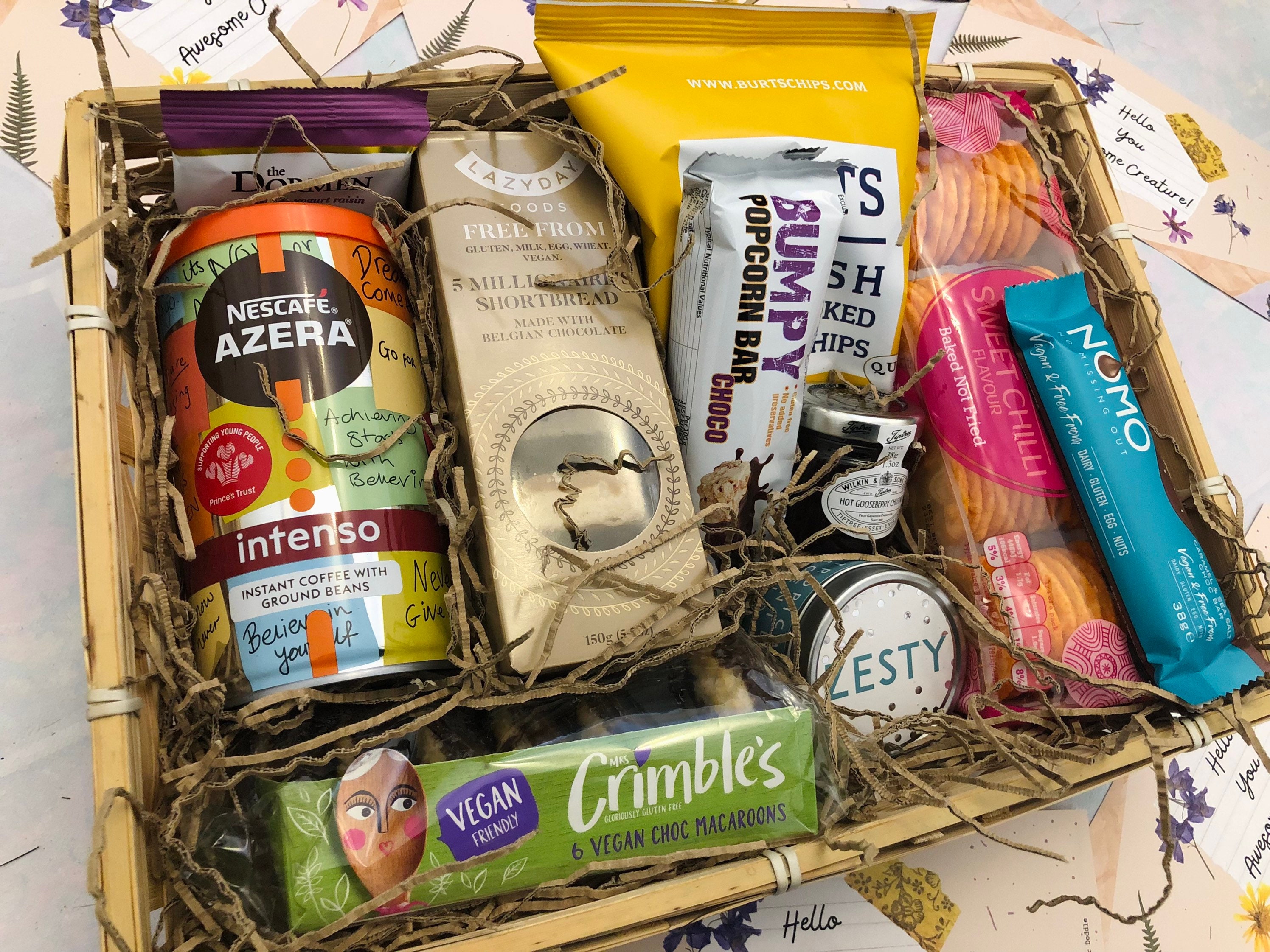 Gluten Free Gift Hamper Box - 15 Coeliac Safe Snacks, Biscuits, Bars & Chocolate, Thoughtful Present
