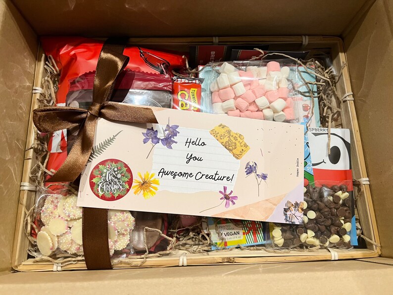 Family Christmas Hamper Gift, Novelty, Couples Christmas Gift Hamper