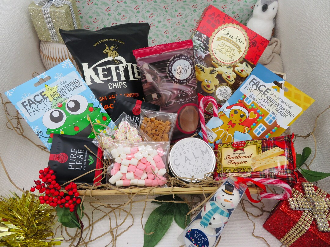 Family Christmas Hamper Gift, Novelty, Couples Christmas Gift Hamper