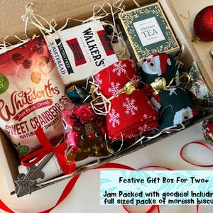 Gluten Free Food Hamper, Gluten Free Gift, Food Gift, Gluten Free Hamper Basket, Coeliac Friendly Hamper, Birthday, Get Well Soon, Thank You 2 Spoons 2 Socks