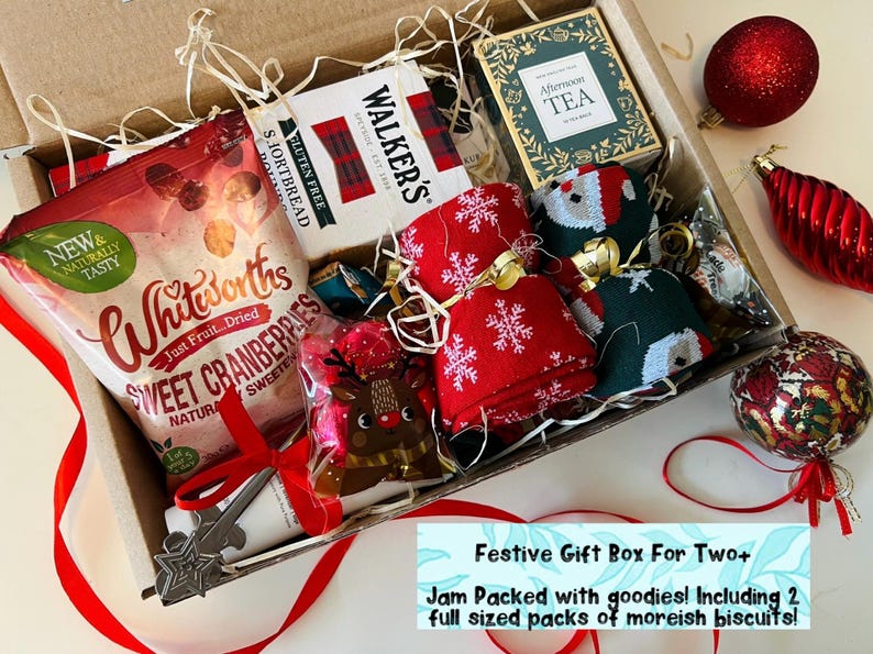 Gluten Free Food Hamper, Gluten Free Gift, Food Gift, Gluten Free Hamper Basket, Coeliac Friendly Hamper, Birthday, Get Well Soon, Thank You 2 Spoons 2 Socks