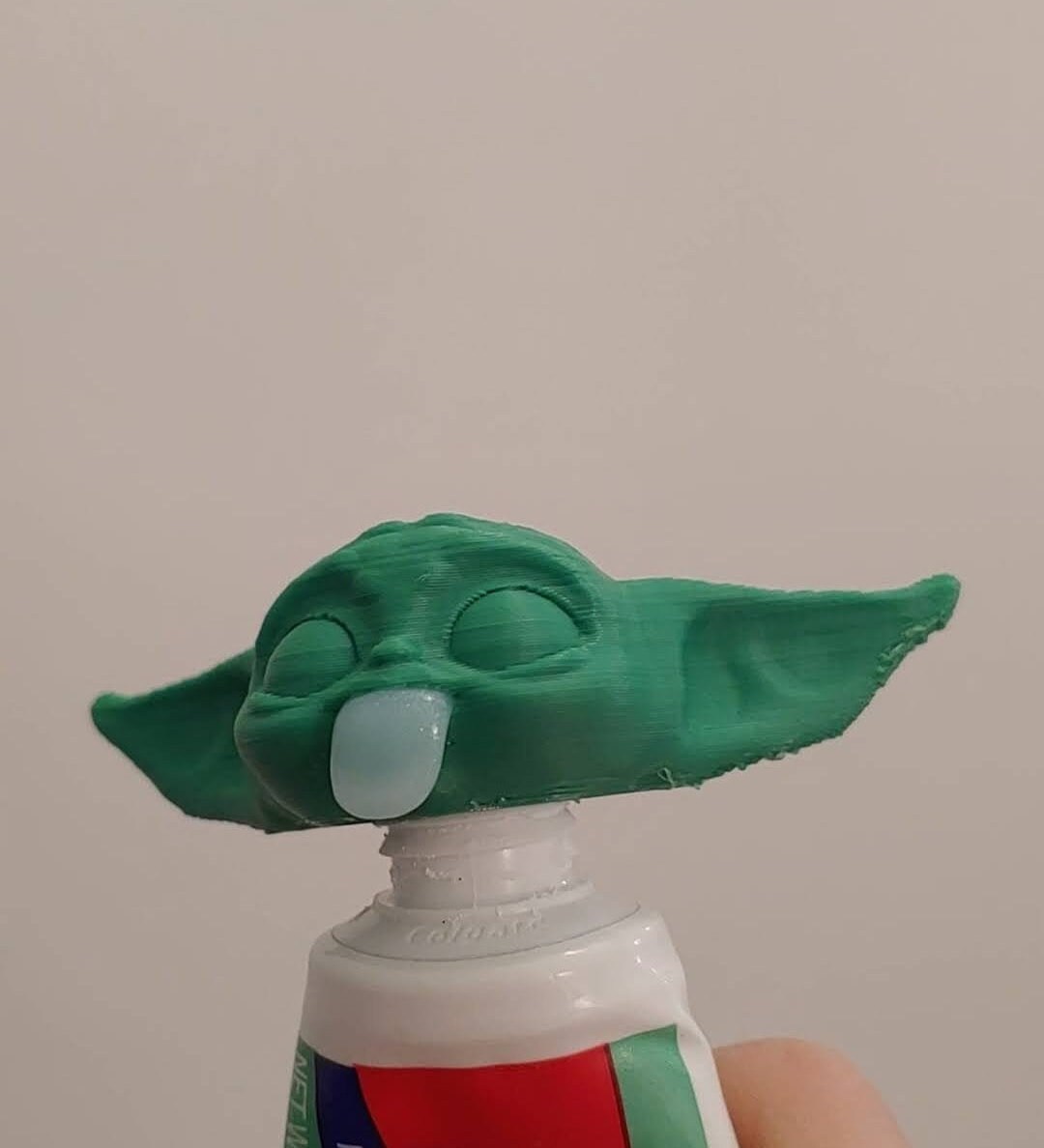 Dispensador de pasta de dientes Bebé Yoda Grogu Etsy