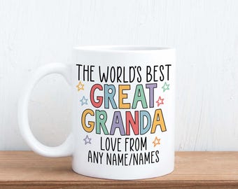 Regalo personalizado para el mejor bisabuelo del mundo
