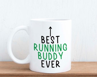 Mejor compañero para correr: regalo para maratón y corredor de larga distancia Taza