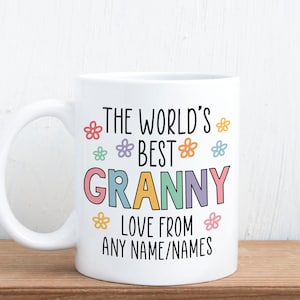 Personalised Worlds Best Granny- Gift Mug