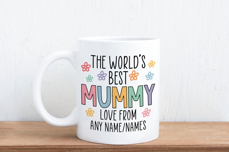 Personalised Worlds Best Mummy Gift Mug image 1