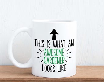 Taza de regalo divertida para abuelos, padres, abuelas y amantes de la jardinería.