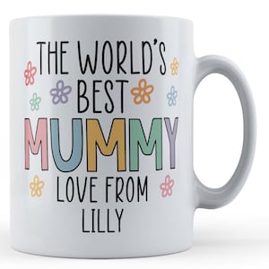 Personalised Worlds Best Mummy Gift Mug image 2