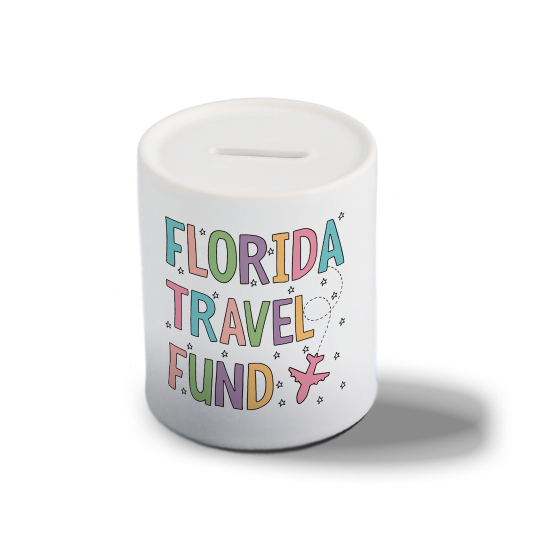 Florida Travel Fund Money Box Holiday Gift Etsy