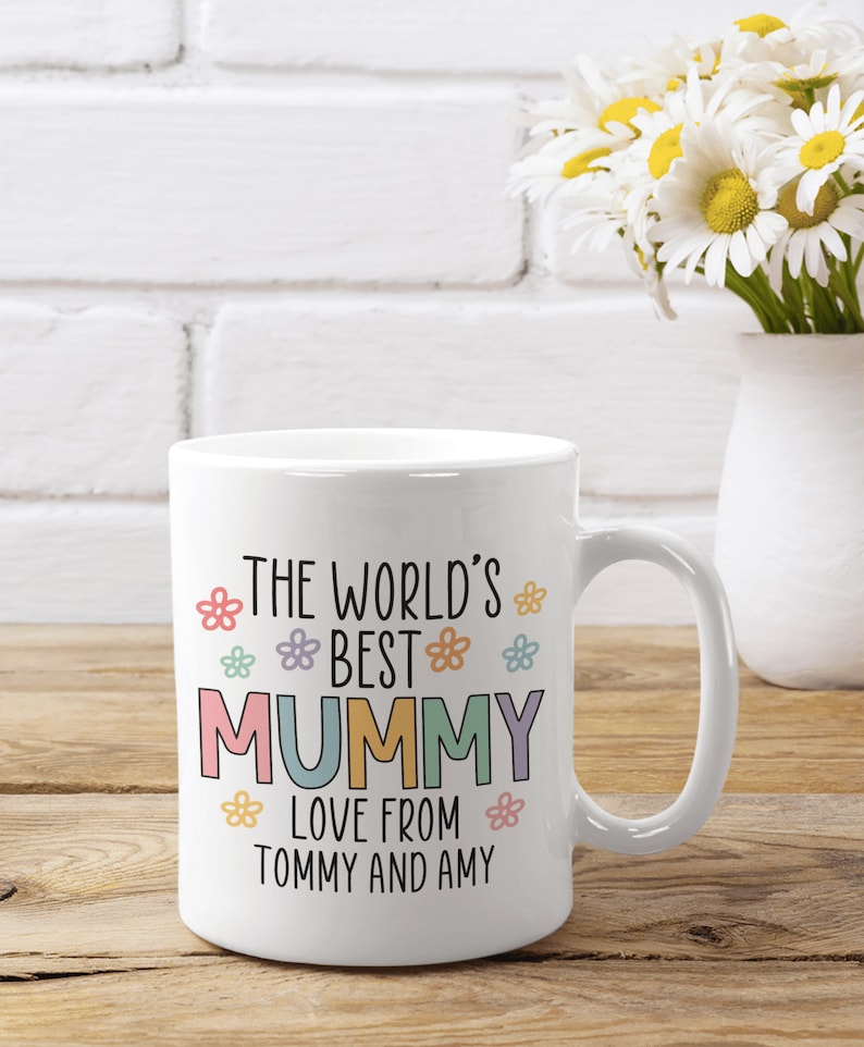 Personalised Worlds Best Mummy Gift Mug image 3