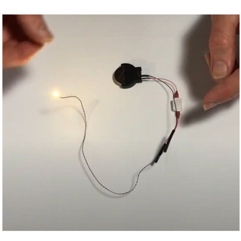 Nano LED Light Warm or Cool Battery Operated Dollhouse Etsy