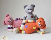 FREE amigurumi pattern Cute Cats Pattern Kittens Crochet Kitten DIY easy Tutorial Kitty
