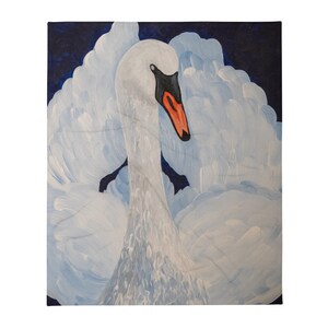 Swan Queen Throw Blanket
