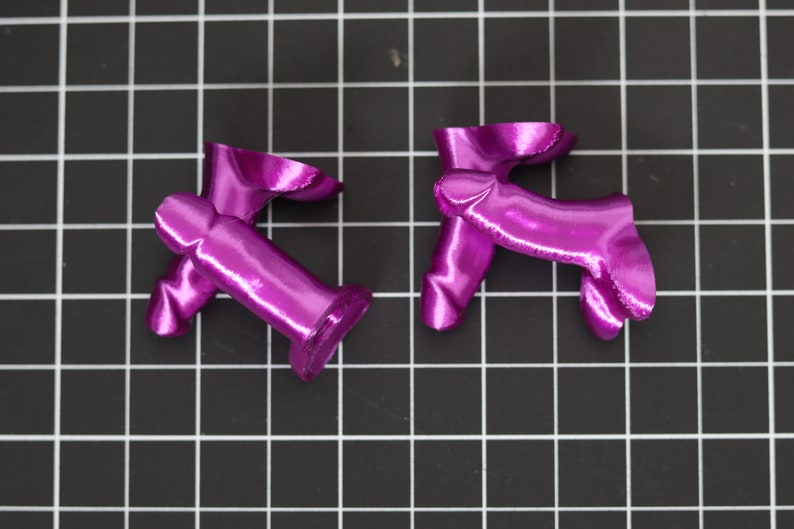 Tire Valve Stem Cap Purple Penis 4 Pack Etsy