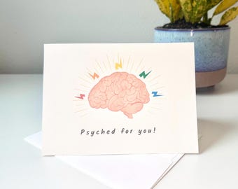 Psych Congratulations Card