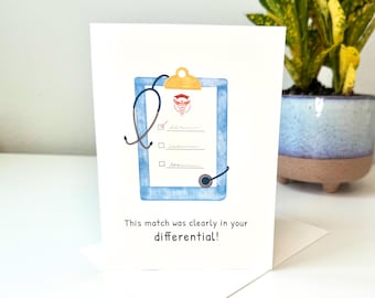Internal Medicine Match Day Card