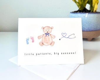 Pediatrics Congratulations Card