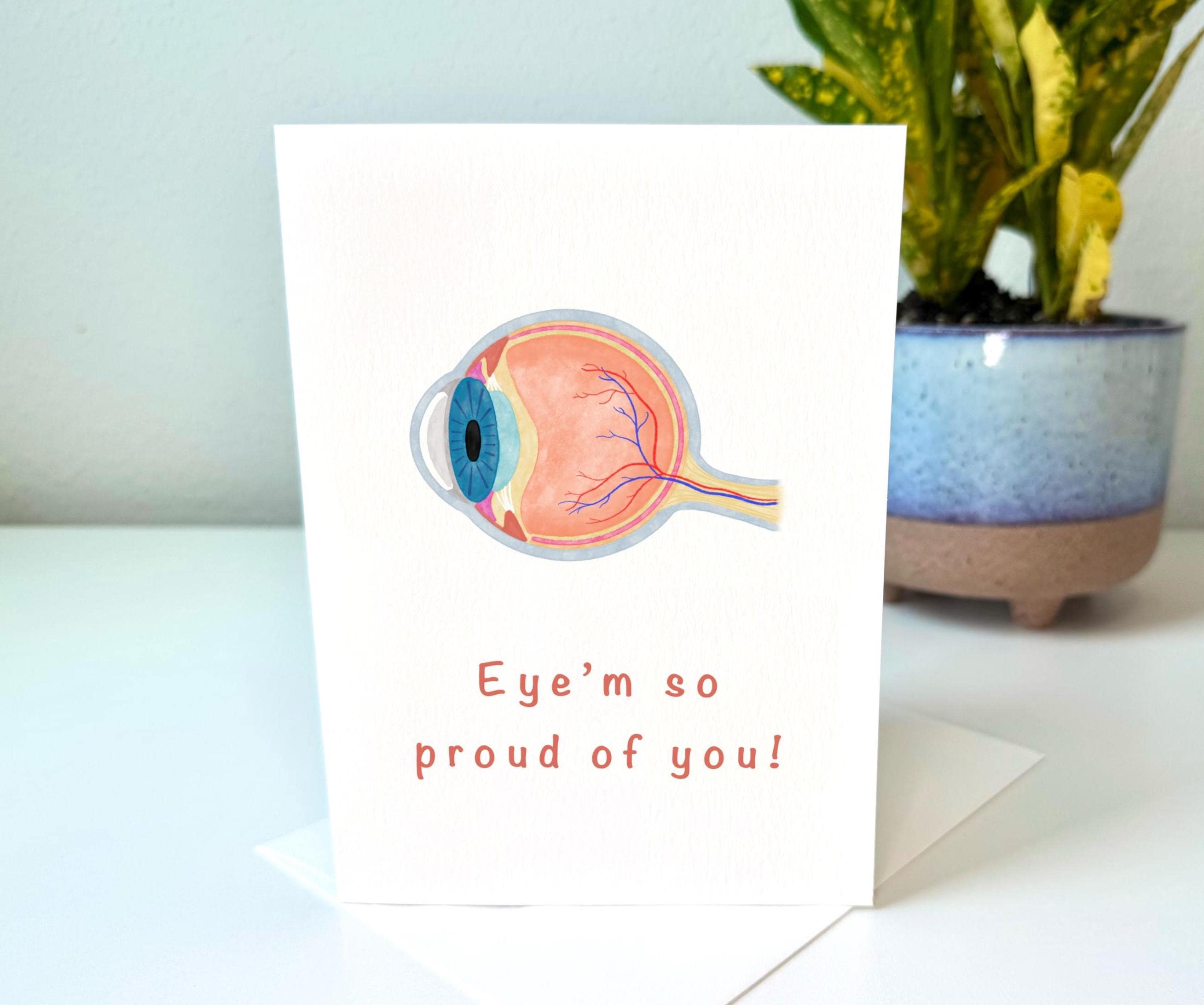 Ophtho Eye Card - Etsy