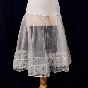 Distressed vintage petticoat