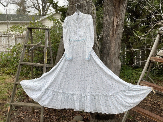 Handmade 1970's Gunne Sax style prarie dress