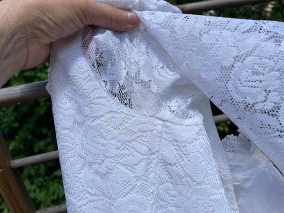 Vintage 70’s Gunne Sax lace wedding gown - image 10