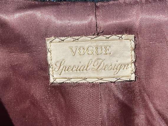 Vintage Vogue 1950's button up jacket - image 8