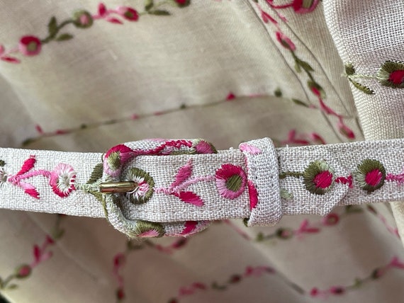 Rare Marjorie Montgomery belted floral dress - image 6