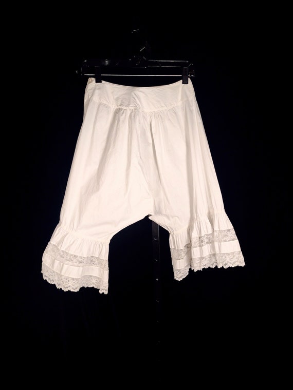 Antique turn of the century lacey bloomers - image 1