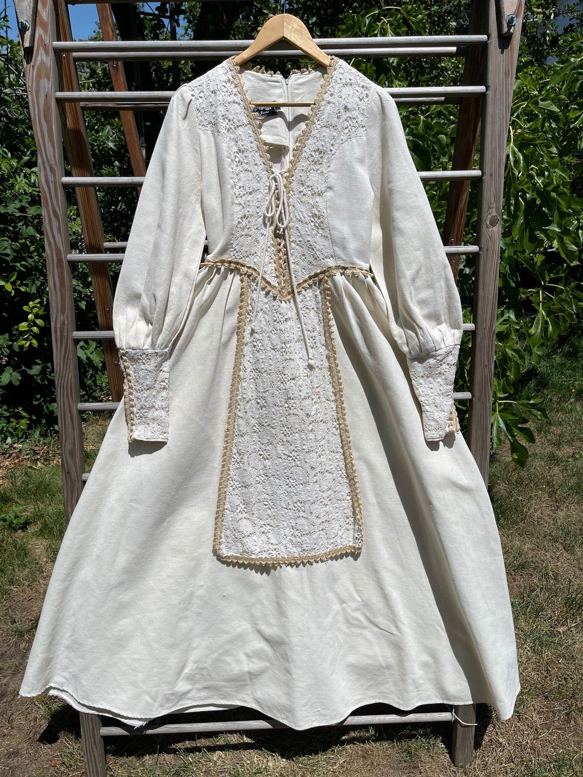 Rare! Gunne Sax Black Label Medieval Renaissance Maxi Dress - Etsy