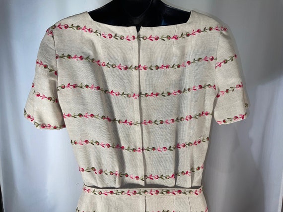 Rare Marjorie Montgomery belted floral dress - image 5