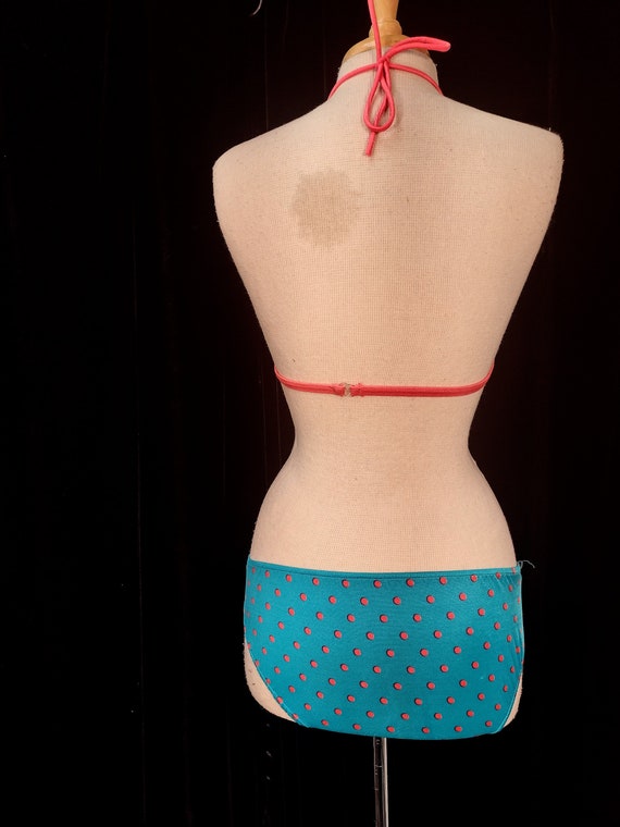 Vintage 80's polka dot bikini - image 3
