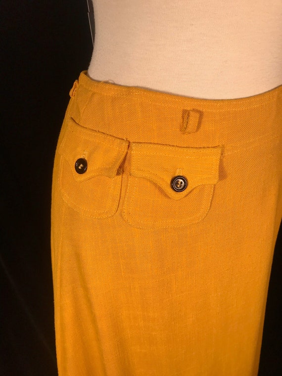 Vintage 70’s rough spun maxi skirt by Anne Klein.… - image 3