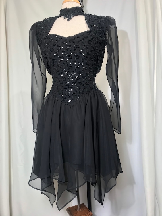 Vintage 1980's sequin mini dress bolero set