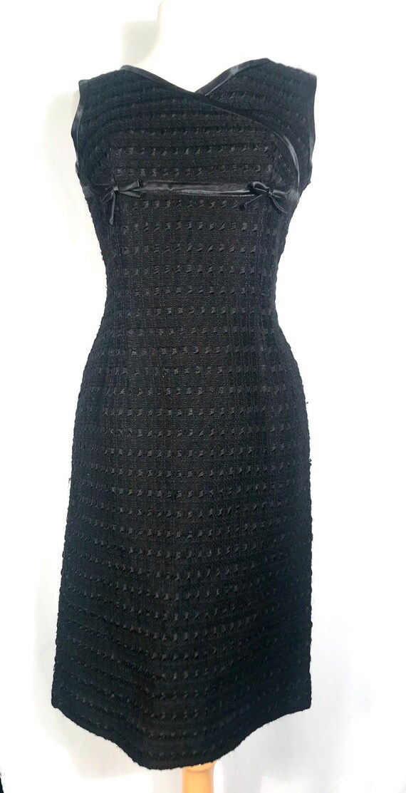 60’s vintage wool-look wiggle dress