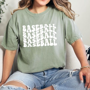 Baseball Shirts-Baseball Comfort Colors T-Shirts- Baseball Unisex Tee-Baseball Mama Shirt-Mom Baseball Shirt-Baseball Comfort Colors  Shirt